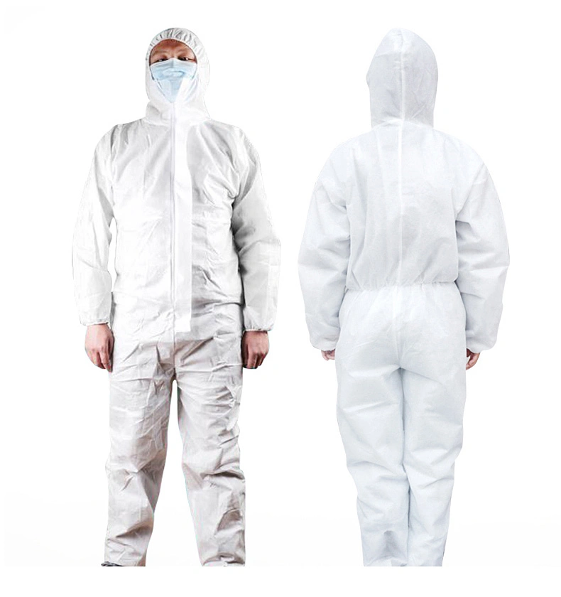 Hospital Disposable Coverall Microporous Safety Clothing Medical Isolation Protective Suit