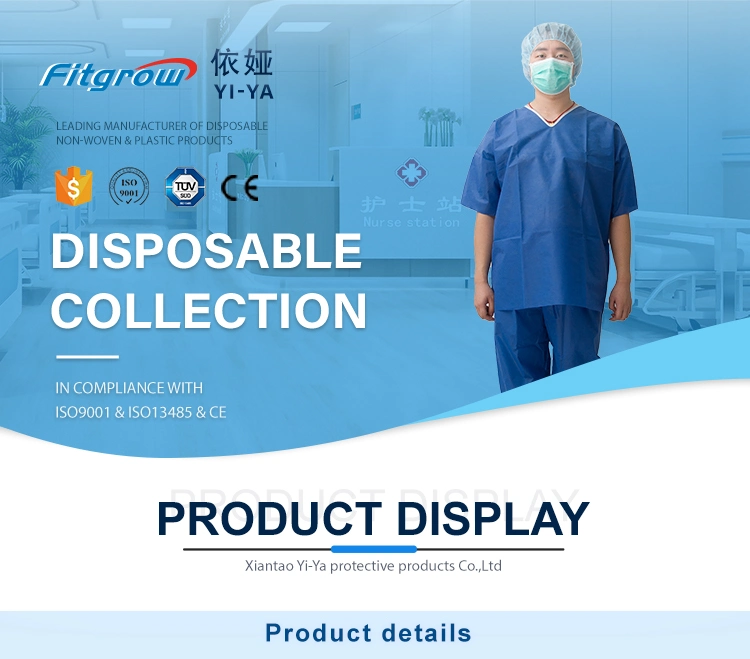 Medical Use Disposable Nonwoven Scrub Suit