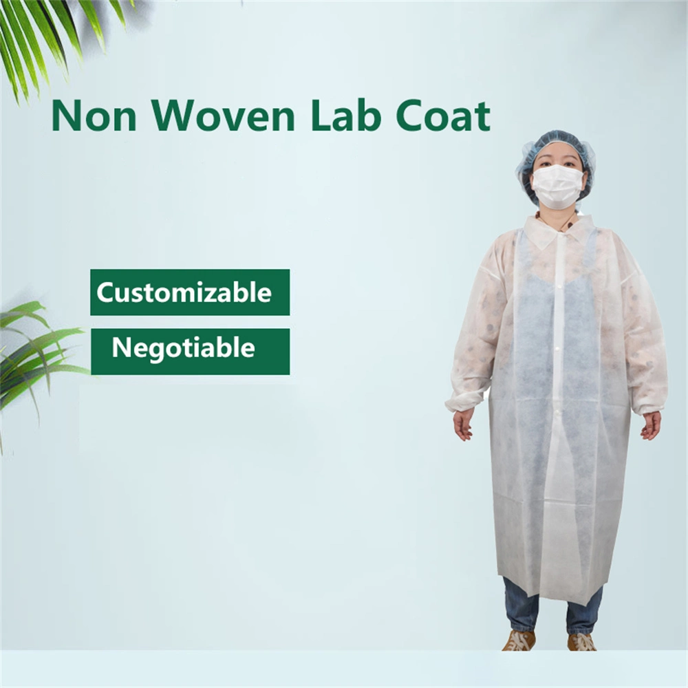 Disposable Lab Coats Professional Polypropylene Laboratory Coat