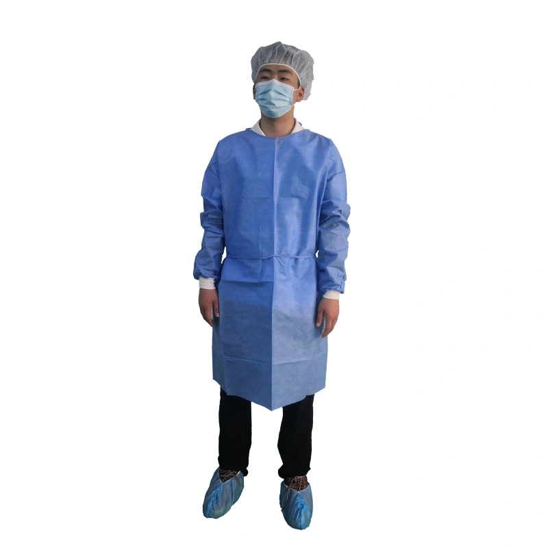 Guardwear OEM ODM Sterile Reinforced Surgical Gown Isolation Coverall Disposable Gowns Medical SMS Isolation Gown Level 2