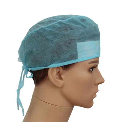 Gorros quirúrgicos desechables elásticos desechables médicos Bouffant Doctor Cap SMS no tejidos